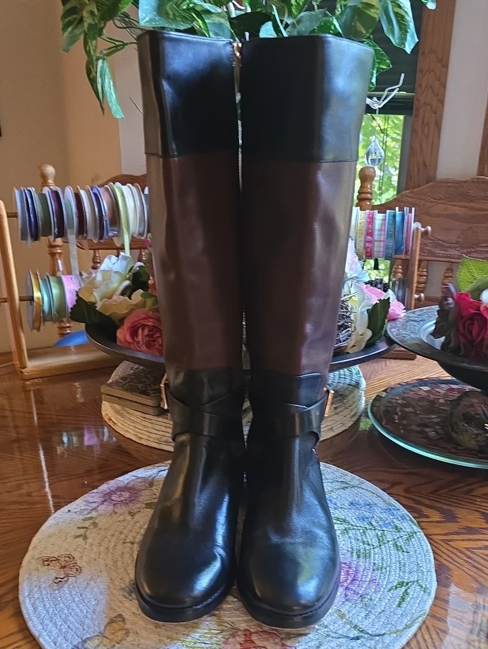 Micheal Kors Tall Leather Boots